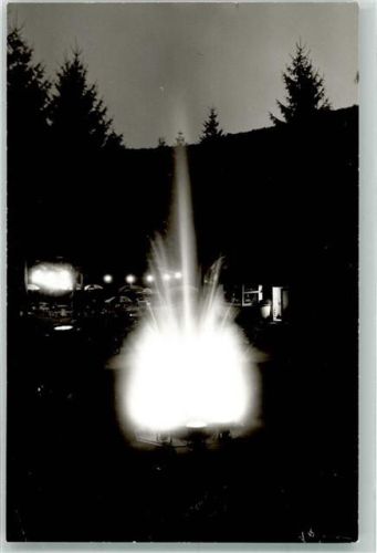 Berlebeck Nacht Licht Beleuchtung Ort handschriftlich Foto Original aus Archiv eines Ansichtskartenverlags