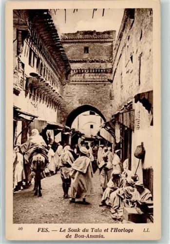 Fes Tracht Gasse Souk