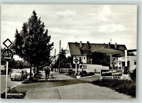 Laim Tankstelle Aral Straße Auto Fahrrad