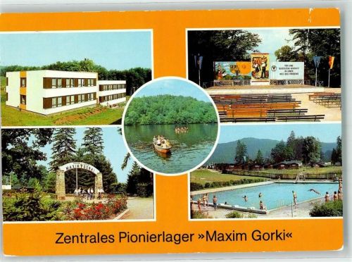 Eckardtshausen Schwimmbad Zentrales Pionierlager Maxim Gorki
