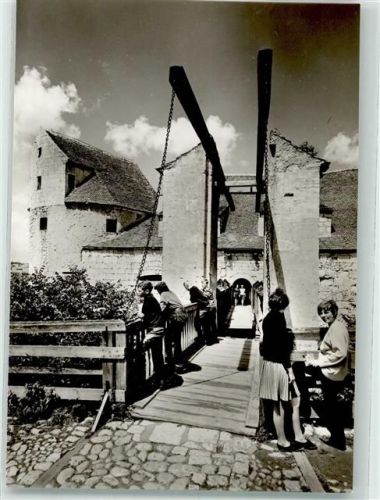 Leibertingen Burg Wildenstein Zugbrücke mit Bastion Beuroner Kunstverlag 10285