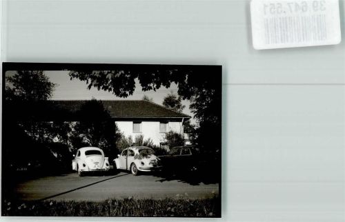 Burgberg VW Käfer vor Pension Foto Orginal aus Archiv eines Ansichtskartenverlags Ort handschriftlich