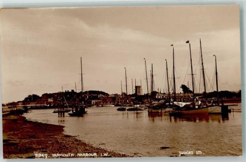 Isle of Wight 1949 Hafen Yarmouth