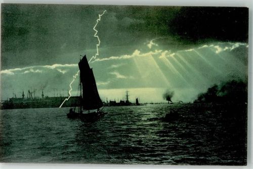 Gewitter Segelboot