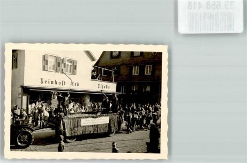 Fellbach Festzug Traktor Ort lt. Fotograf