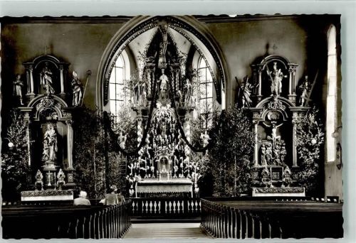 Unterharmersbach Altäre in der Wallfahrtskirche Maria zu den Ketten Zell Schwarzwald