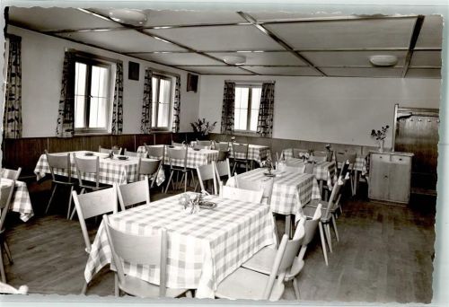 Burgberg Gasthaus zum Hasen Gaststube Foto Orginal aus Archiv eines Ansichtskartenverlags Ort handschriftlich