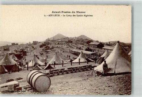 Ain Leuh Kaserne Kaserne Camp des Sphahis Algeriens Foto AK