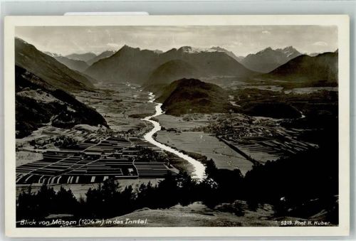 Telfs Das Inntal bei Mösern Fotograf Hans Huber