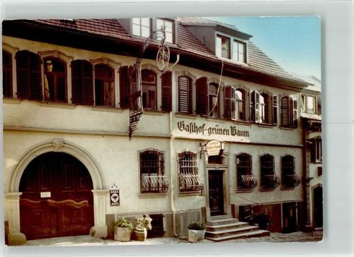 Dettelbach Gasthaus Grüner Baum Foto Original aus Archiv eines Ansichtskartenverlags