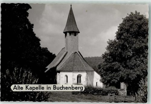 Buchenberg Nikolauskirche Foto Original aus Archiv eines Ansichtskartenverlags Ort handschriftlich