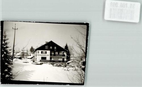 Bühl Gasthaus Gschwender Hof Winter Foto Original aus Archiv eines Ansichtskartenverlags Ort handschriftlich
