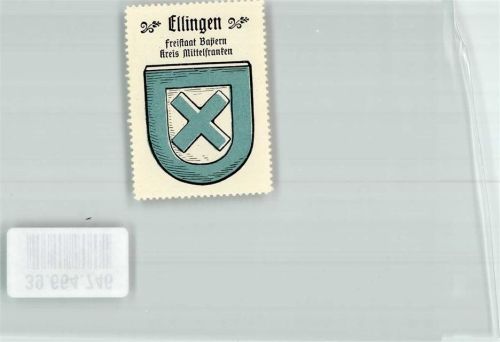 Ellingen Wappensammelmarke Kaffee Hag