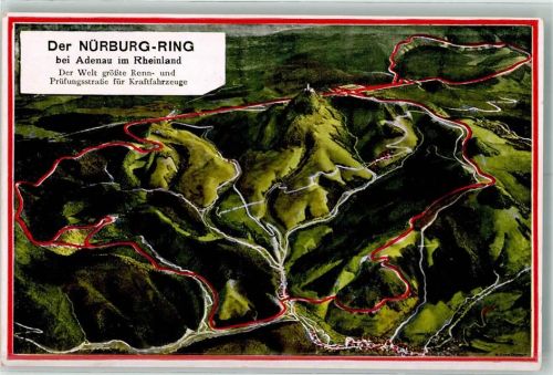 Nürburg Vogelschau Nürburgring