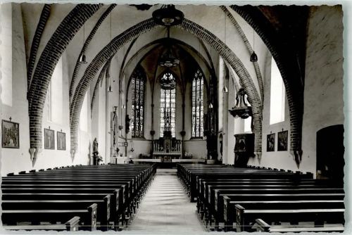 48619 W4438 Heek FOTO KEINE AK Pfarrkirche Ort handschriftlich Foto Original aus Archiv eines Ansichtskartenverlags