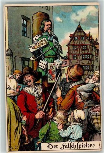 Nürnberg Der Falschspieler Mittelalter