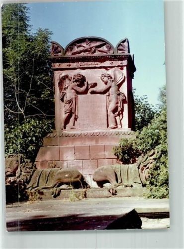 Griesheim Familiengruft des Landgrafen Friedrich August von Hessen Foto Original aus Archiv eines Ansichtskartenverlags Ort handschriftlich