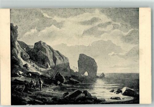 sign. Preller d. A. Sonnenaufgang auf Helgoland Verlag Georg D.W. Callwey
