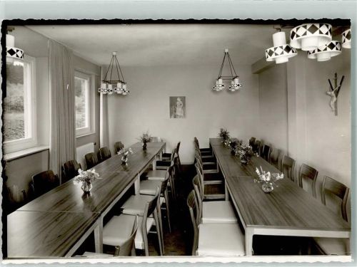 Rahrbach Foto Original aus Archiv eines Ansichtskartenverlags Josef Gockeln Ferienheim Ort handschriftlich