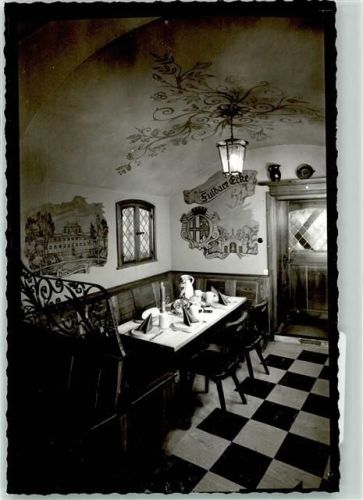 97725 W8731 Elfershausen , Unterfr FOTO KEINE AK Hotel Ullrich Foto Original aus Archiv eines Ansichtskartenverlags Ort handschriftlich