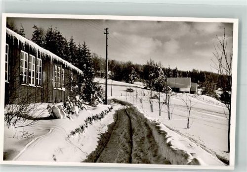 Poppenhausen Schule Schwarzerden Winter