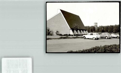 Sendenhorst Friedhofs-Kapelle Auto Foto Original aus Archiv eines Ansichtskartenverlags Ort handschriftlich