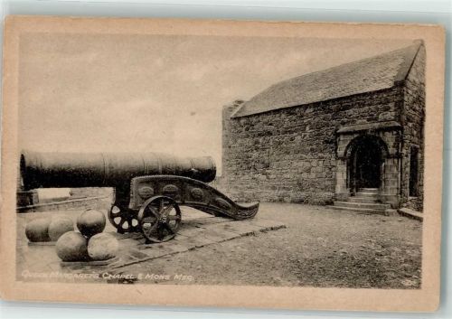 Edinburgh Königin Margaret`s Kapelle u. schottisches Riesengeschütz