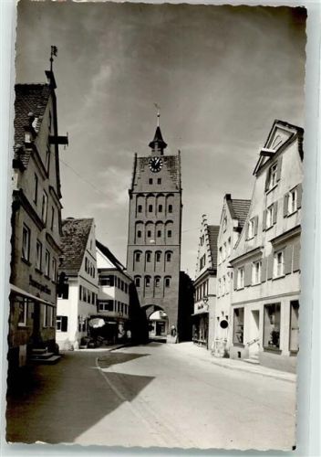 Weißenhorn Ort handschriftlich Foto Original aus Archiv eines Ansichtskartenverlags