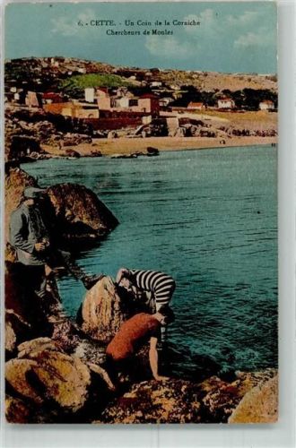 Sete 1923 Eine Ecke des Corniche Muschelfinder