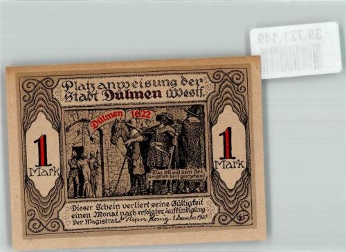 Dülmen 1921 1 Mark