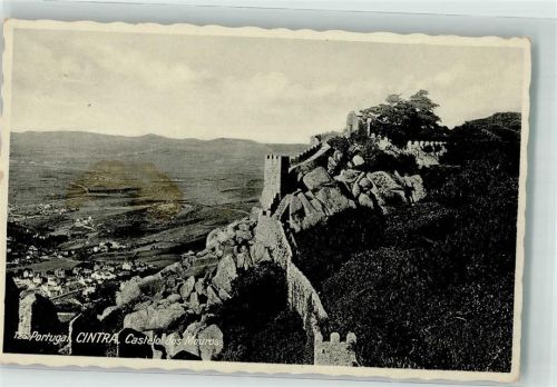 Cintra 1934 Burg Castelo dos Nouros Foto AK