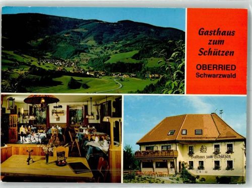 Oberried Gasthaus Pension zum Schützen Weilersbacher Straße 7 Schwarz-Verlag Nr. 2233