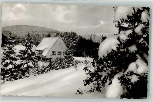 Hilchenbach Winter Hotel Pension Haus am Sonnenhang