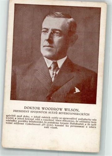 Portrait des 28. Präsidenten Woodrow Wilson