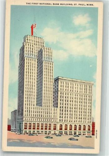 Minneapolis 1915 The First National Bank Building St.Paul