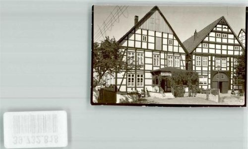 Schwalenberg Fachwerkensemble Foto Original aus Archiv eines Ansichtskartenverlags Ort handschriftlich