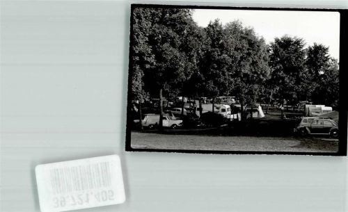 Dietenheim Campingplatz VW Käfer Ort handschriftlich Foto Original aus Archiv eines Ansichtskartenverlags