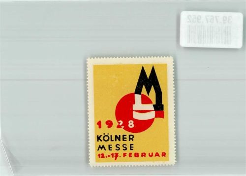 Köln Deutz 105 Kölner Messe 1928