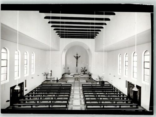 Hovestadt Foto Original aus Archiv eines Ansichtskartenverlags Albert Magnus Kirche Ort handschriftlich