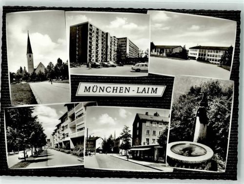 Laim Kirche Geschäft Denkmal Brunnen
