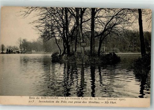 Boulogne Hochwasser 1910