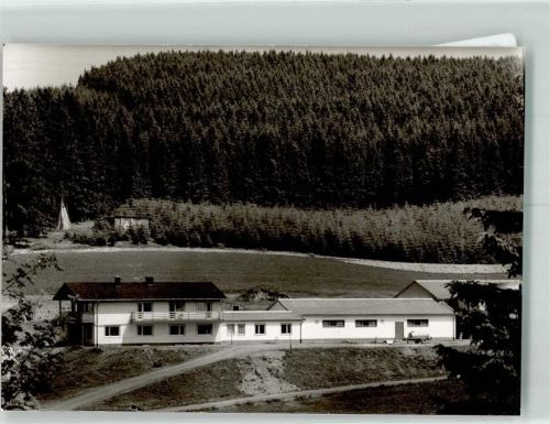 Erndtebrück Foto Original aus Archiv eines Ansichtskartenverlags Pension Hof Afflerbach Ort handschriftlich