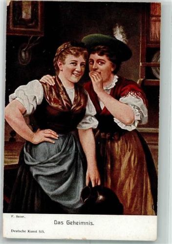 sign. Sauer F. Das Geheimnis Nr. 515 Verlag Gustav Liersch u. Co.
