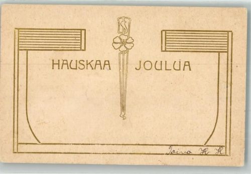 Hauskaa Joulua Weinachten Trachten Finnland