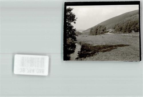 Beringhausen Bachlauf Kleine Henne Foto Original aus Archiv eines Ansichtskartenverlags Ort handschriftlich