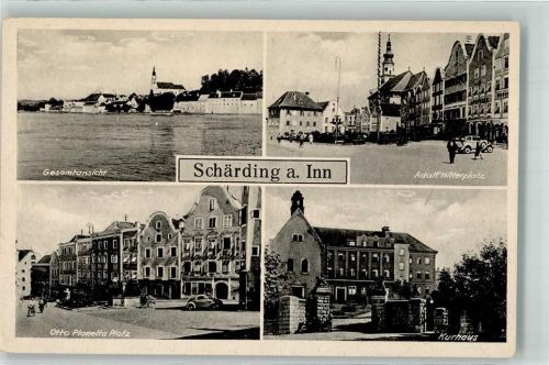 Schärding Innere Stadt WK II Adolf Hitler Platz Otto Planetta Platz Kurhaus