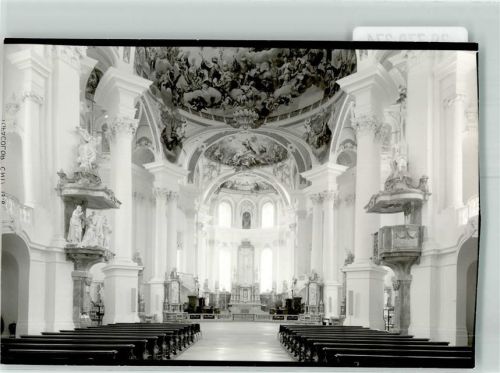 Neresheim Kloster Kirche Ort handschriftlich Foto Original aus Archiv eines Ansichtskartenverlags