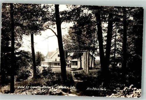 Madison WI 1941 Foto AK Lakota Resort Conover Feldpost WK II