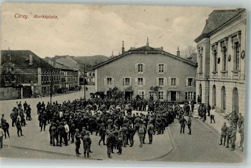Cirey 1817 Marktplat Feldpost WK I
