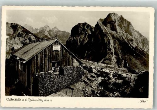 Ostlerhütte Foto AK Hüttenstempel